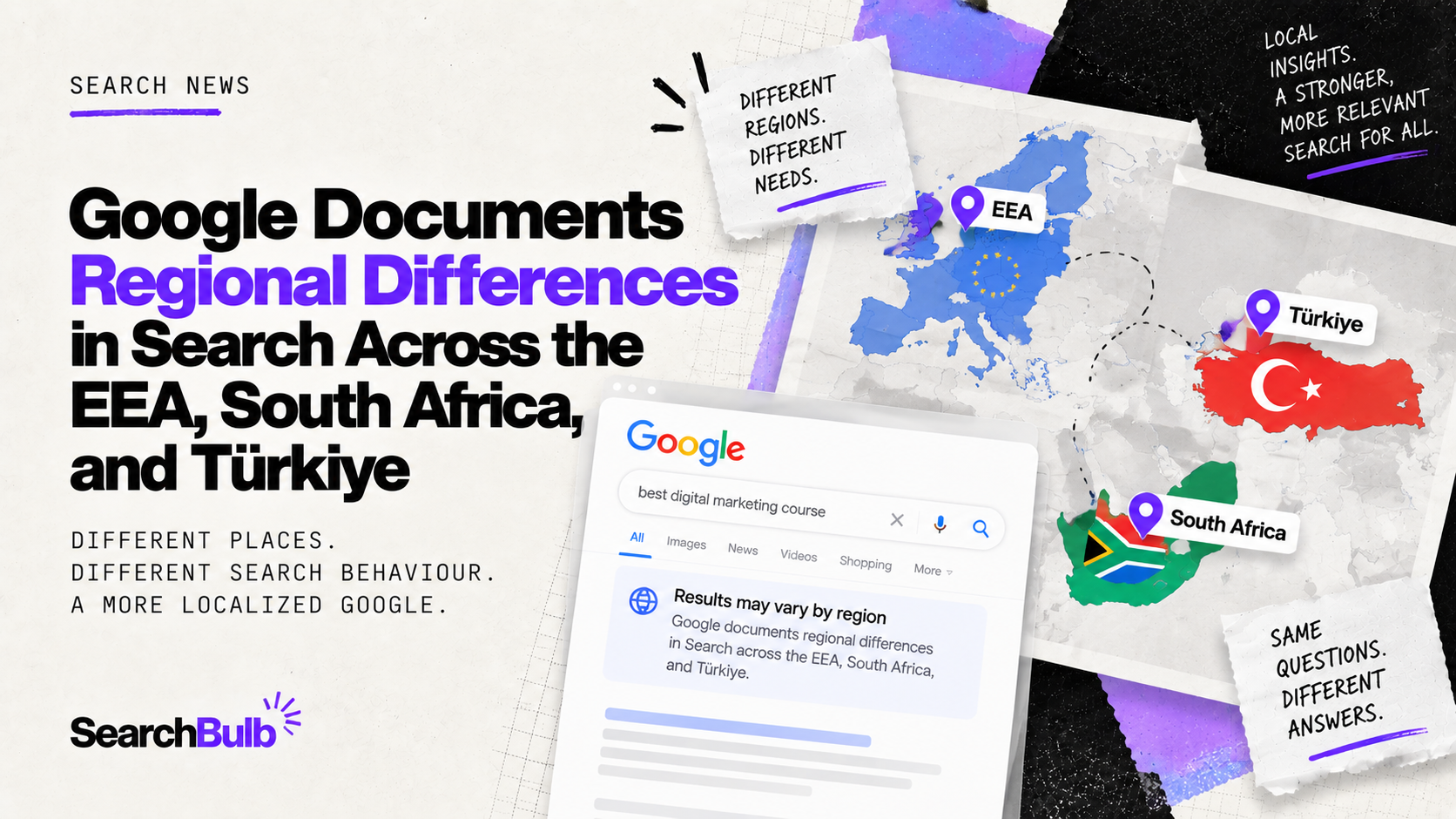 Google Documents Regional Differences in Search Across the EEA, South Africa, and Türkiye