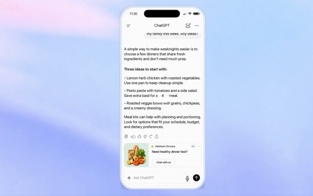 Reimagining Open AI advertising with AI